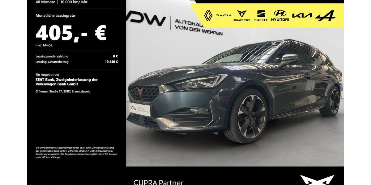 Cupra Leon 71.700 km 25.480 &euro; Heilbronn 74076