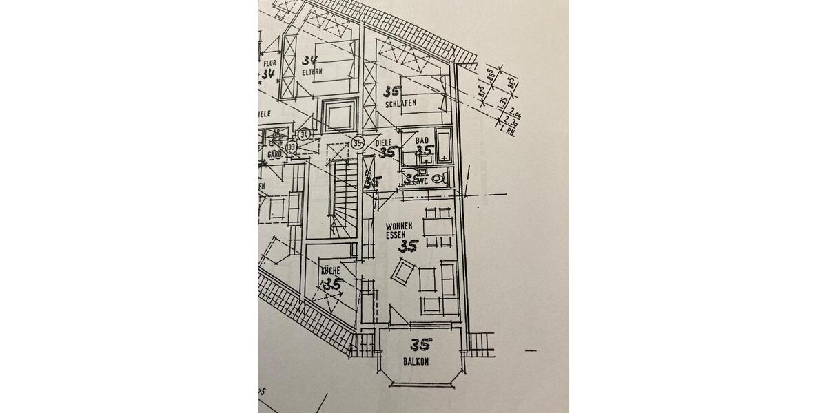 Dachgeschoßwohnung Heilbronn Horkheim - 2 Zimmer, 57 m&sup2;, 740&euro; | Angebot:27608173
