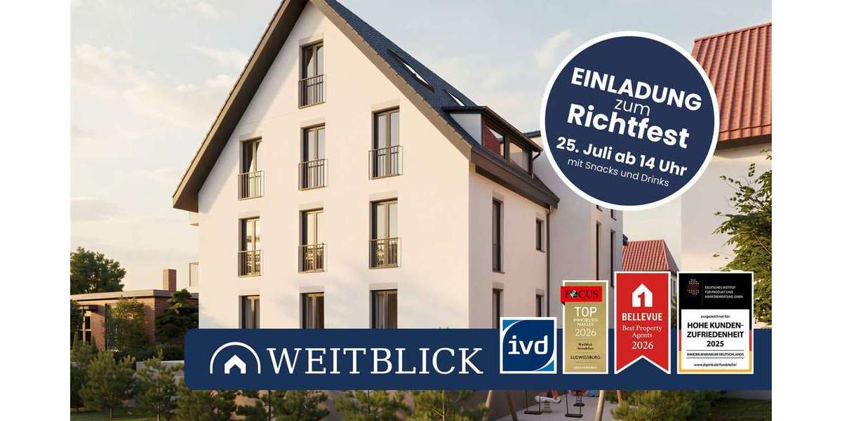 Etagenwohnung Ludwigsburg Hoheneck - 4 Zimmer, 104 m&sup2;, 649.000&euro; | Angebot:26972091
