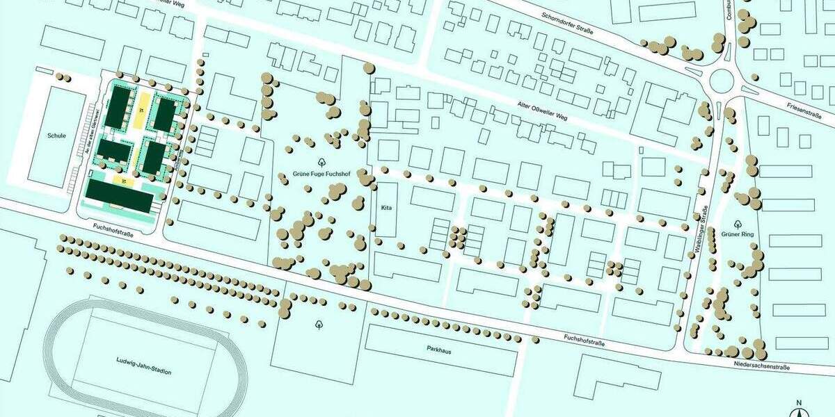 Etagenwohnung Ludwigsburg Ost - 2 Zimmer, 49 m&sup2;, 329.900&euro; | Angebot:24031372
