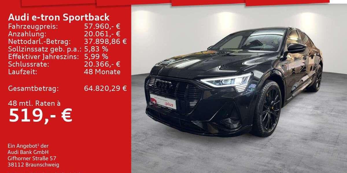 Audi e-tron 19.625 km 57.960 &euro; Mosbach 74821