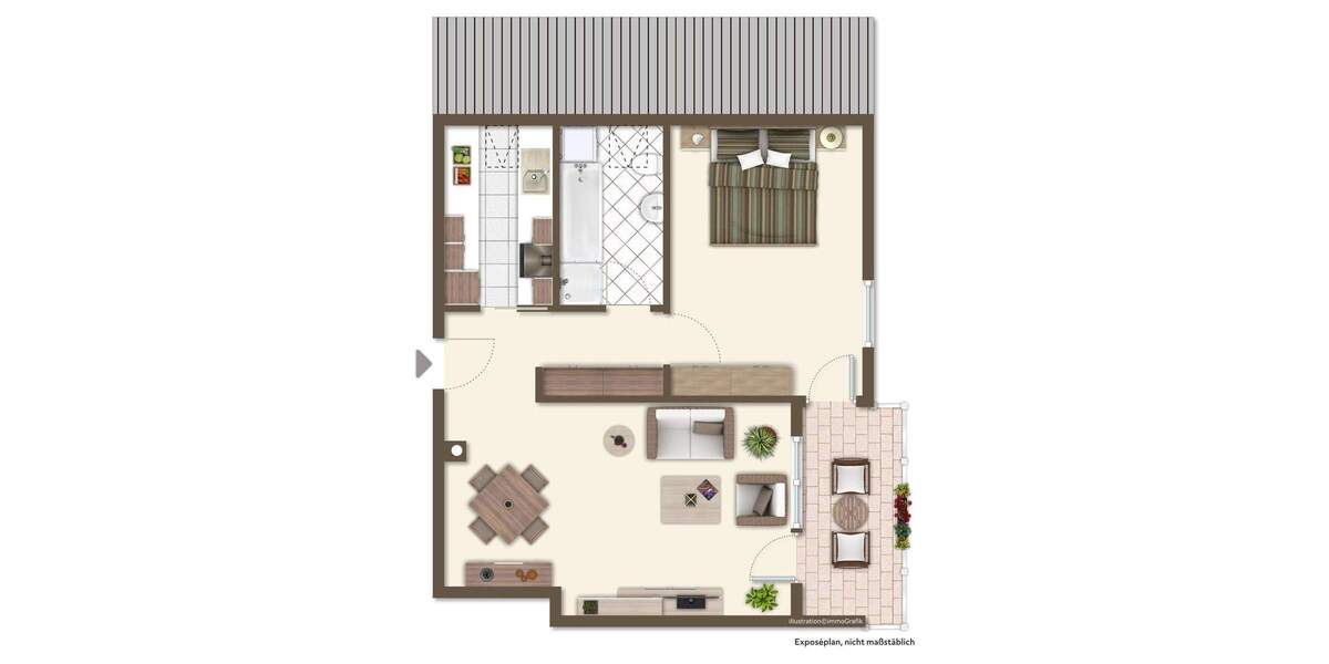 Etagenwohnung Neuenstadt am Kocher Neuenstadt - 2 Zimmer, 61 m&sup2;, 188.000&euro; | Angebot:25776159