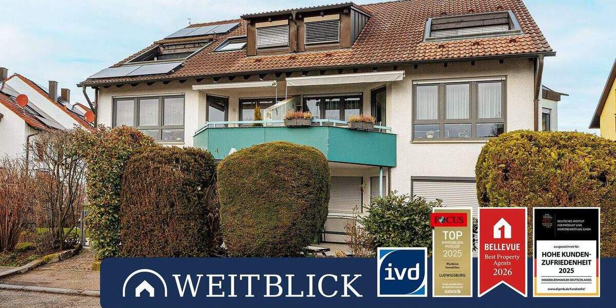 Etagenwohnung Asperg - 2 Zimmer, 52 m&sup2;, 179.000&euro; | Angebot:25698041