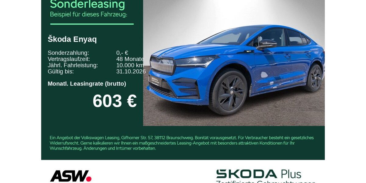 Skoda Enyaq 15.900 km 41.990 &euro; Bad Rappenau 74906