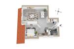 Dachgeschoßwohnung Haßmersheim - 2 Zimmer, 56 m&sup2;, 875&euro; | Angebot:26134704