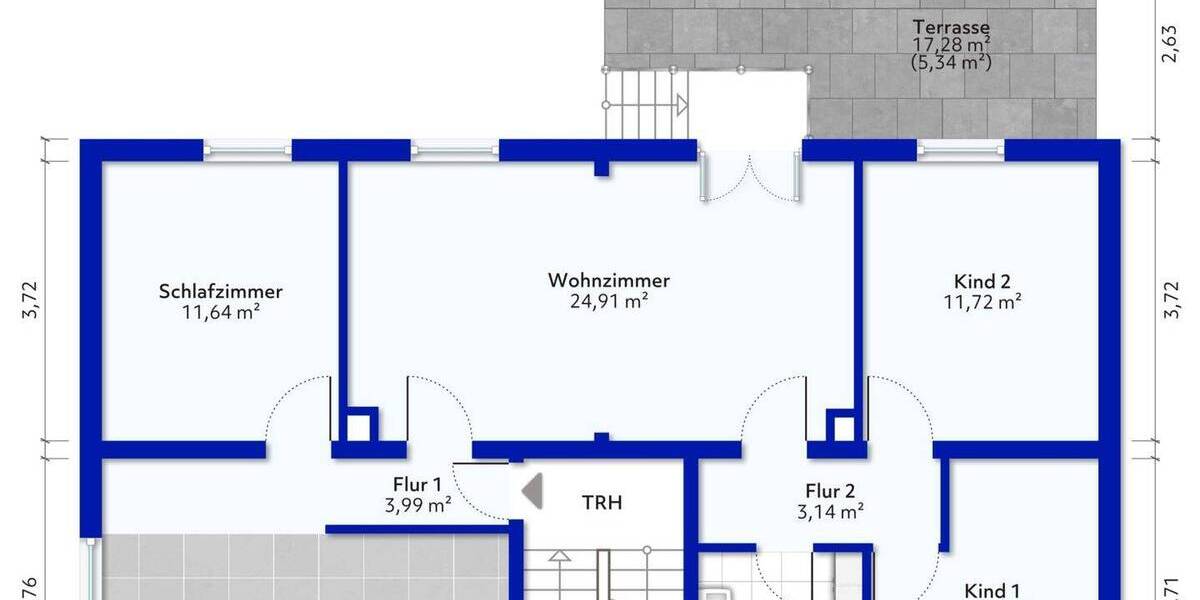Etagenwohnung Ludwigsburg Eglosheim - 4 Zimmer, 92 m&sup2;, 360.000&euro; | Angebot:26882222