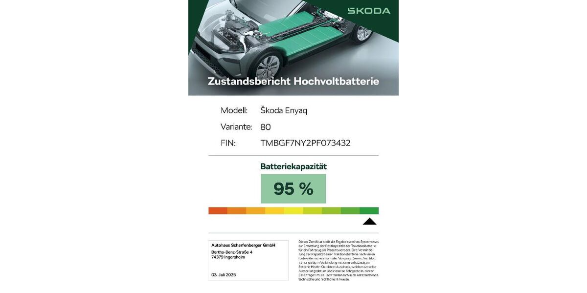 Skoda Enyaq 35.500 km 40.900 € Ingersheim 74379