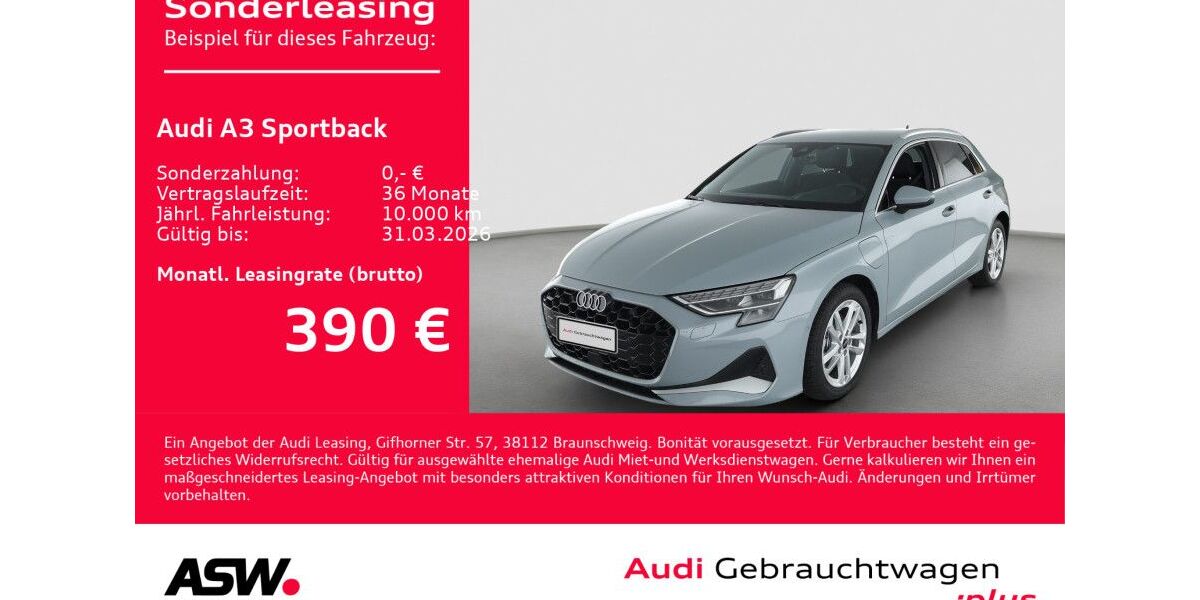 Audi A3 7.200 km 38.730 &euro; Heilbronn 74074
