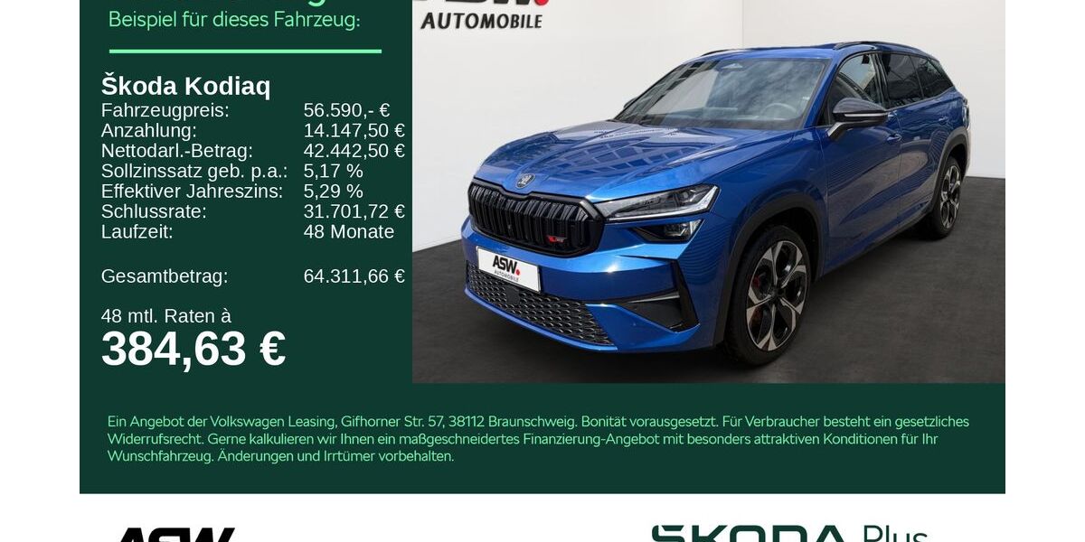 Skoda Kodiaq 4.900 km 56.590 &euro; Heilbronn 74076