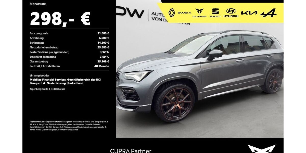 Cupra Ateca 70.900 km 29.980 &euro; Mosbach 74821
