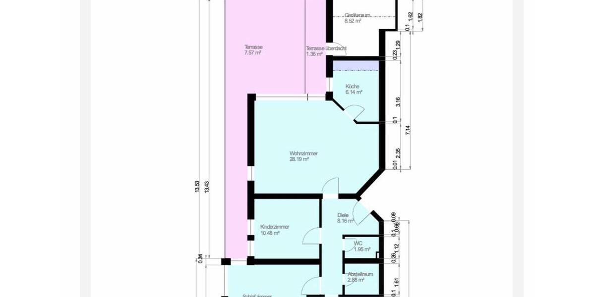 Terrassenwohnung Bad Friedrichshall - 3 Zimmer, 89 m&sup2;, 1.550&euro; | Angebot:26164659