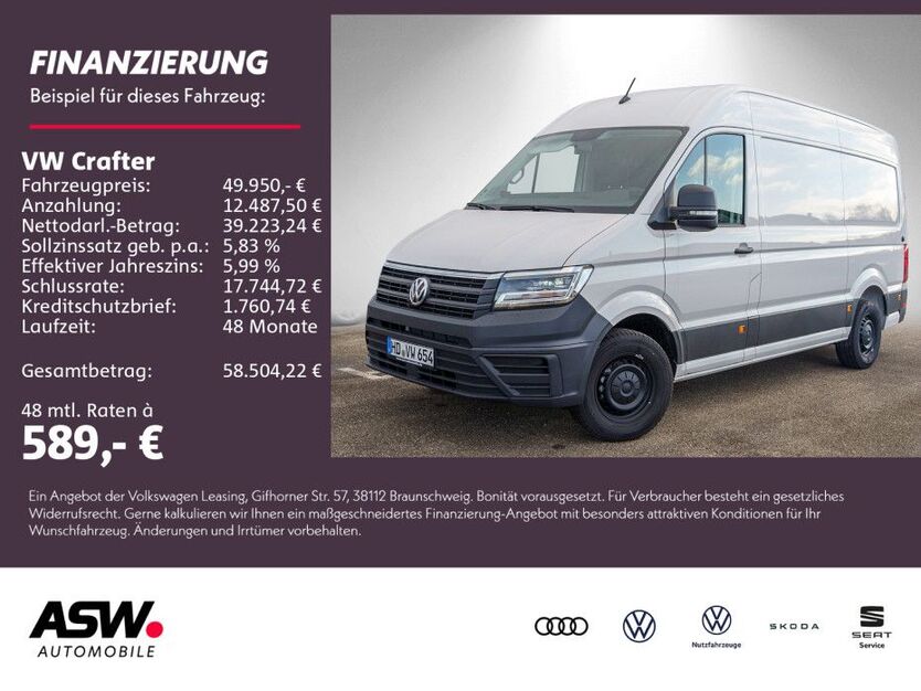 VW Crafter 59.900 km 49.950 € Weinsberg 74189